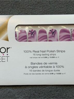 Color Street Pink Swirl Nail Polish Strips
